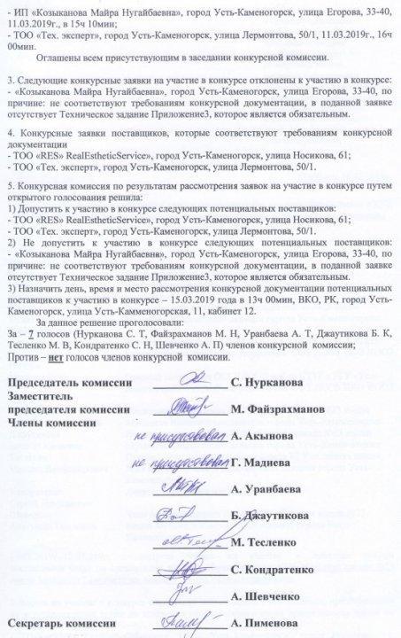 Протокол допуска