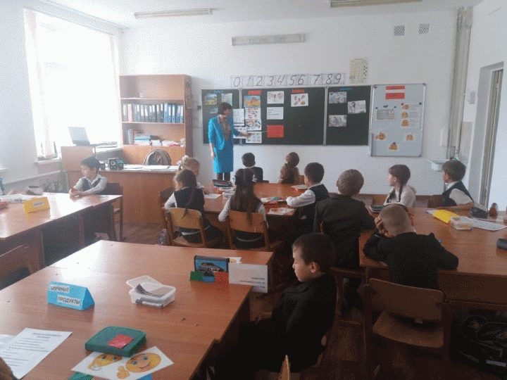 Урок по познанию мира «Чем мы питаемся"